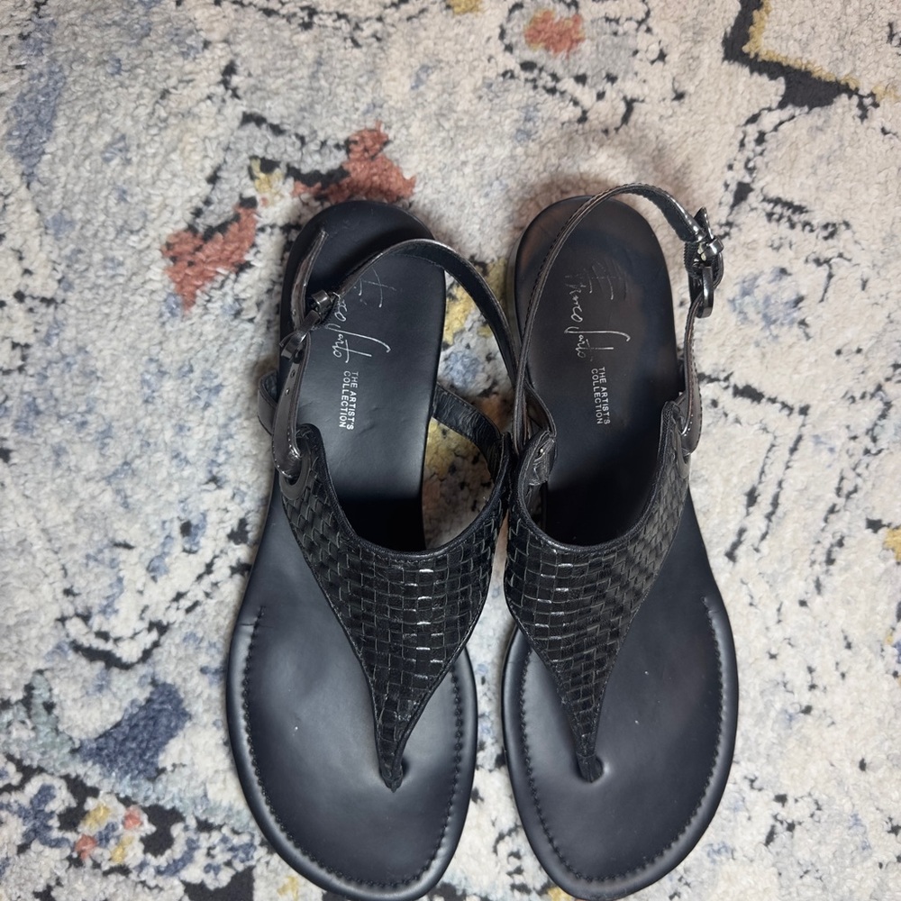 Franco Sarto Black Sandals